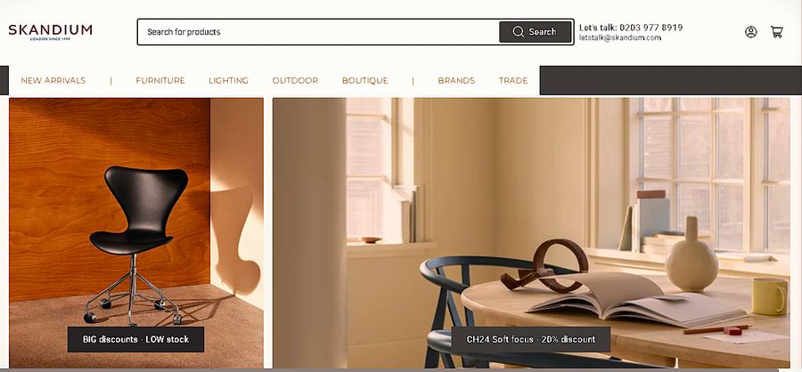 Skandium website